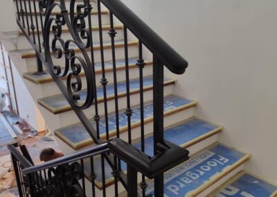 metal staircase handrail 22 D elegant metal works