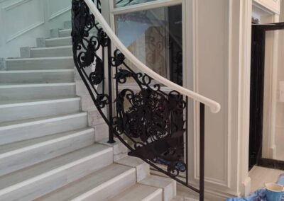 staircase handrail 2 D elegant metal works