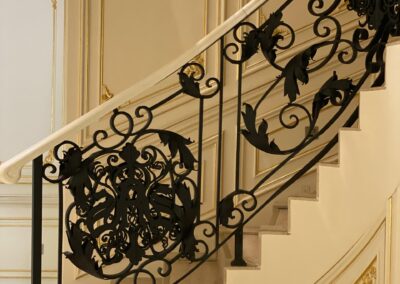 staircase handrail 5 D elegant metal works