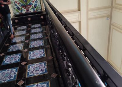 staircase handrail d elegant metal works